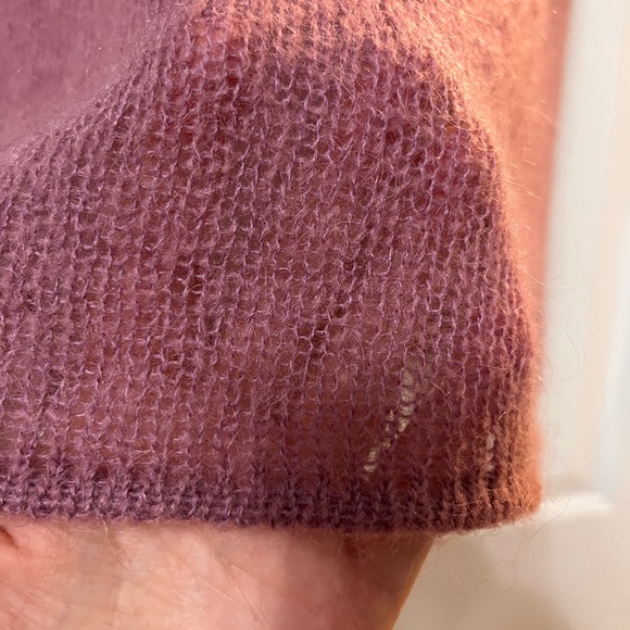 Vintage One of a kind knitted pink and violet 4 piece set - Picture 9 of 16